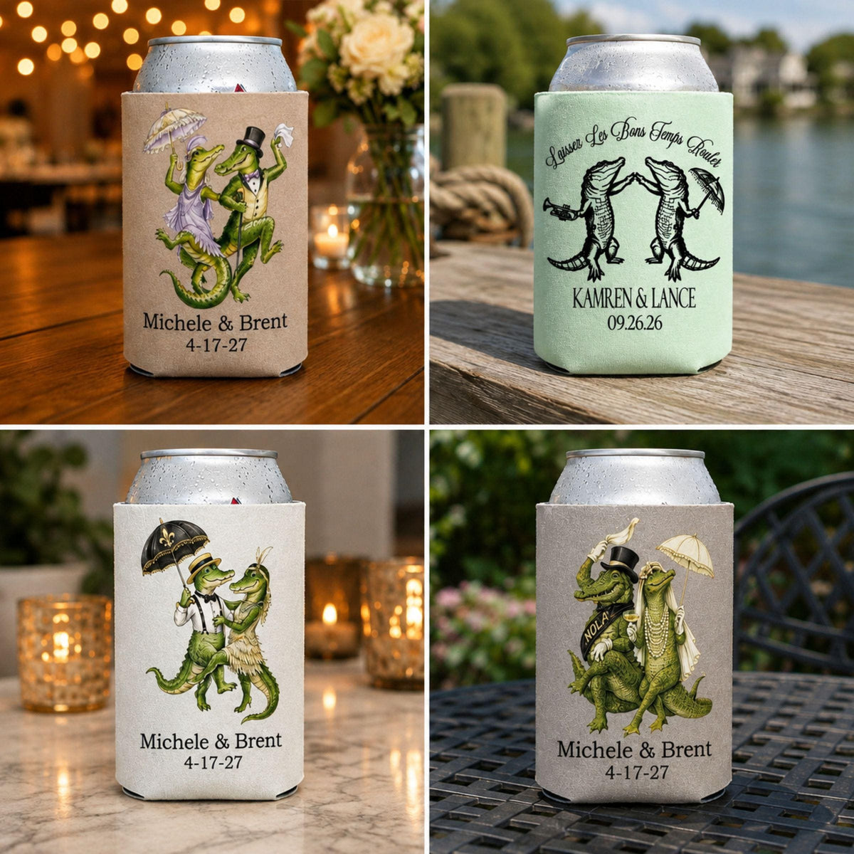 Custom Full Color Can Coolers | Wedding, Party, Event Favors Can Cooler