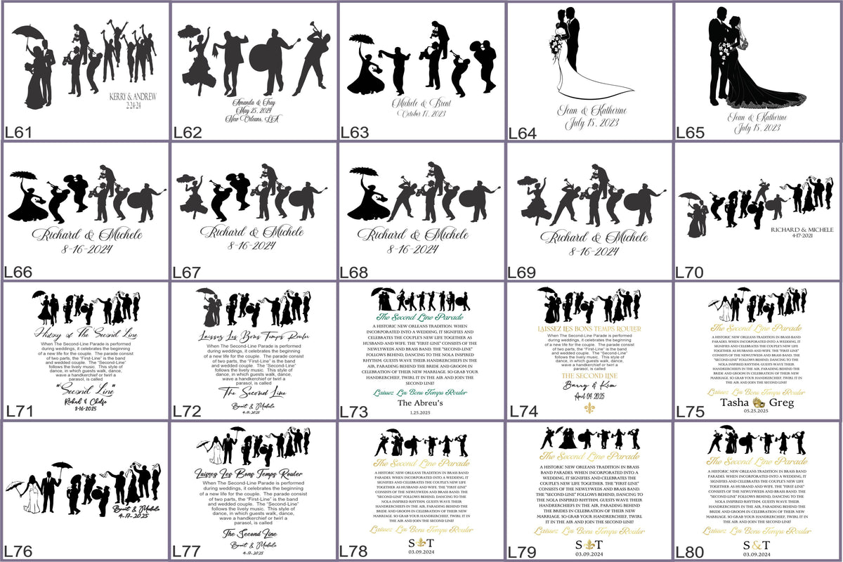 the silhouettes of people are shown in different styles