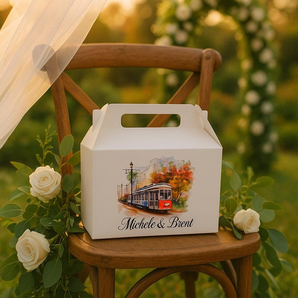 Custom Printed Wedding Welcome Boxes – Personalized Guest Favor Box wi ...