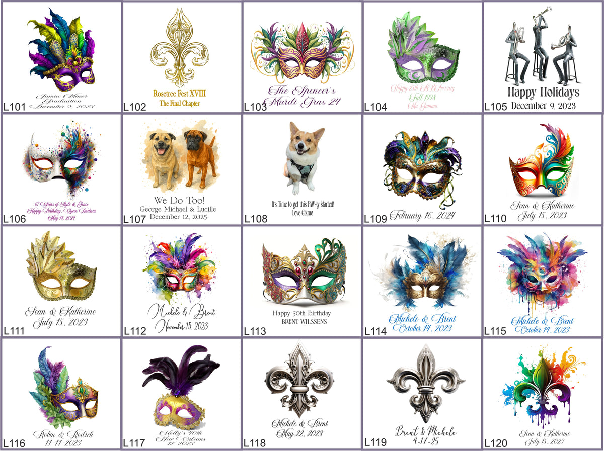 a collage of various colorful and ornate masks, each with a unique design and style. The masks are arranged in a grid format, showcasing a diverse collection of masks that can be used for different occasions, such as parties, weddings, or other celebrations.