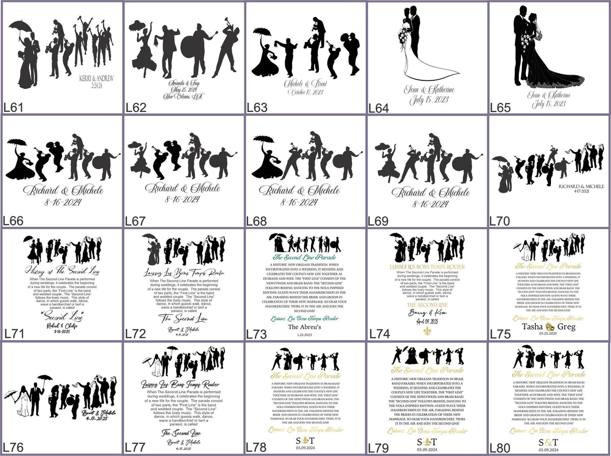 the silhouettes of people are shown in different styles
