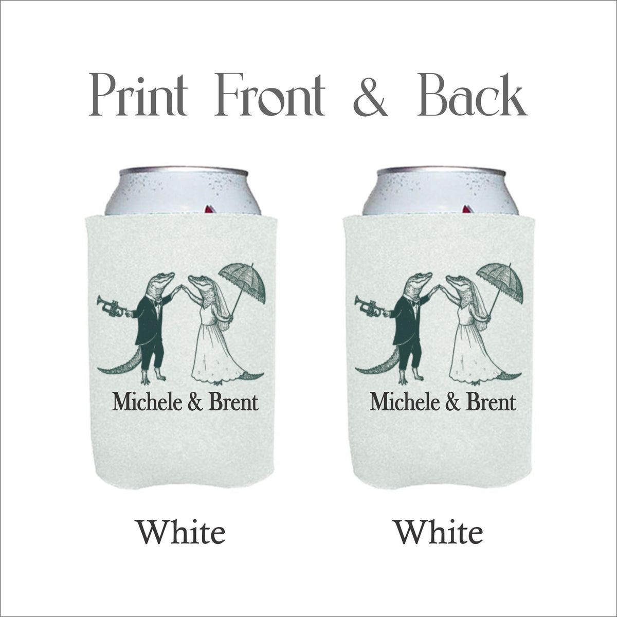 Custom Full Color Can Coolers | Wedding, Party, Event Favors Can Cooler