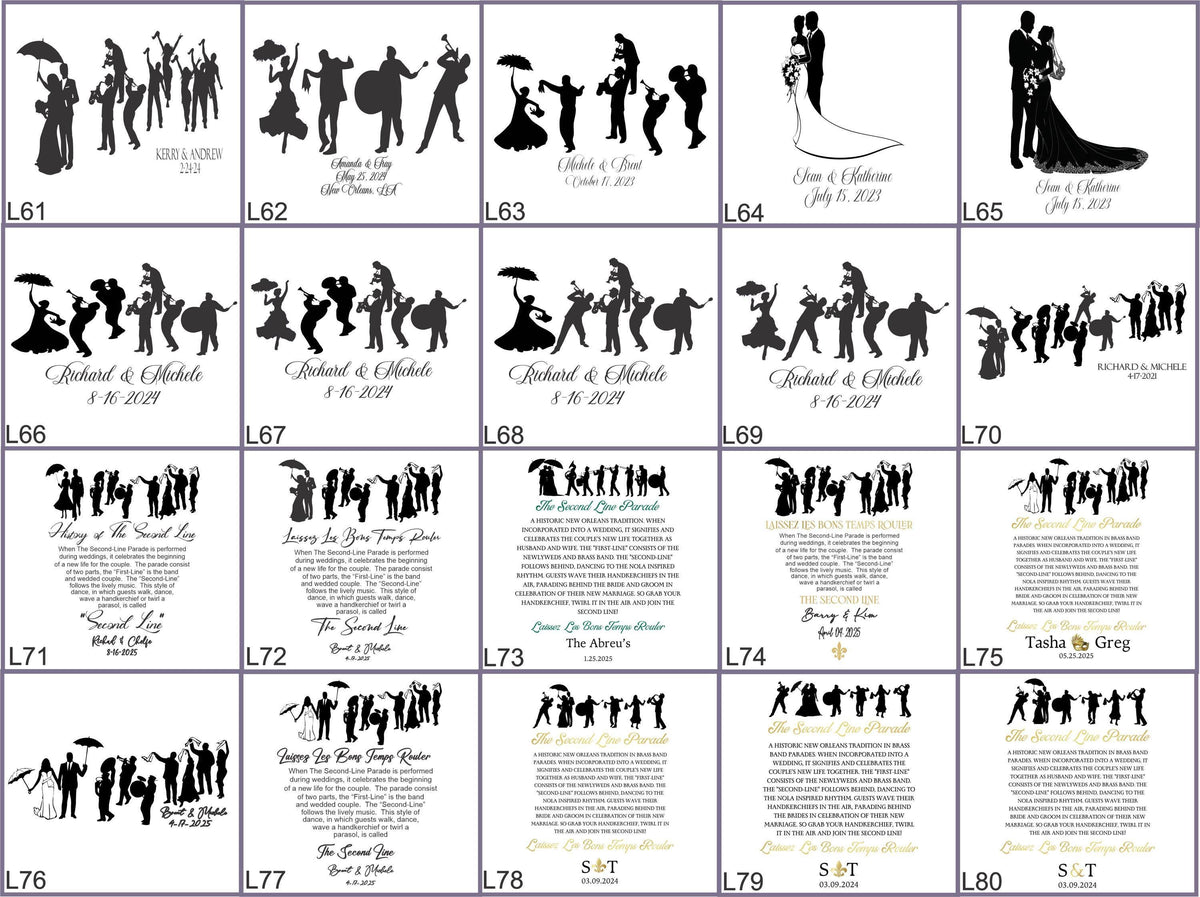 the silhouettes of people are shown in different styles