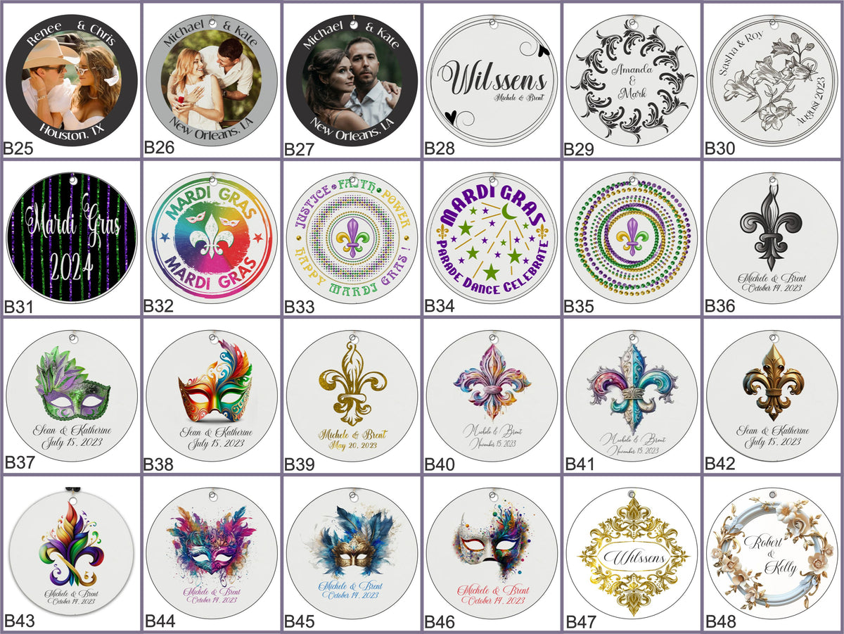 a collage of different designs and colors of masquerade masks