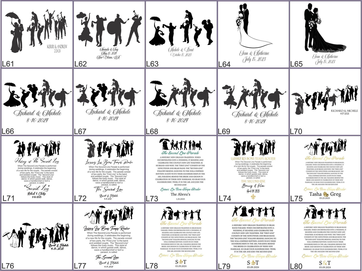 the silhouettes of people are shown in different styles