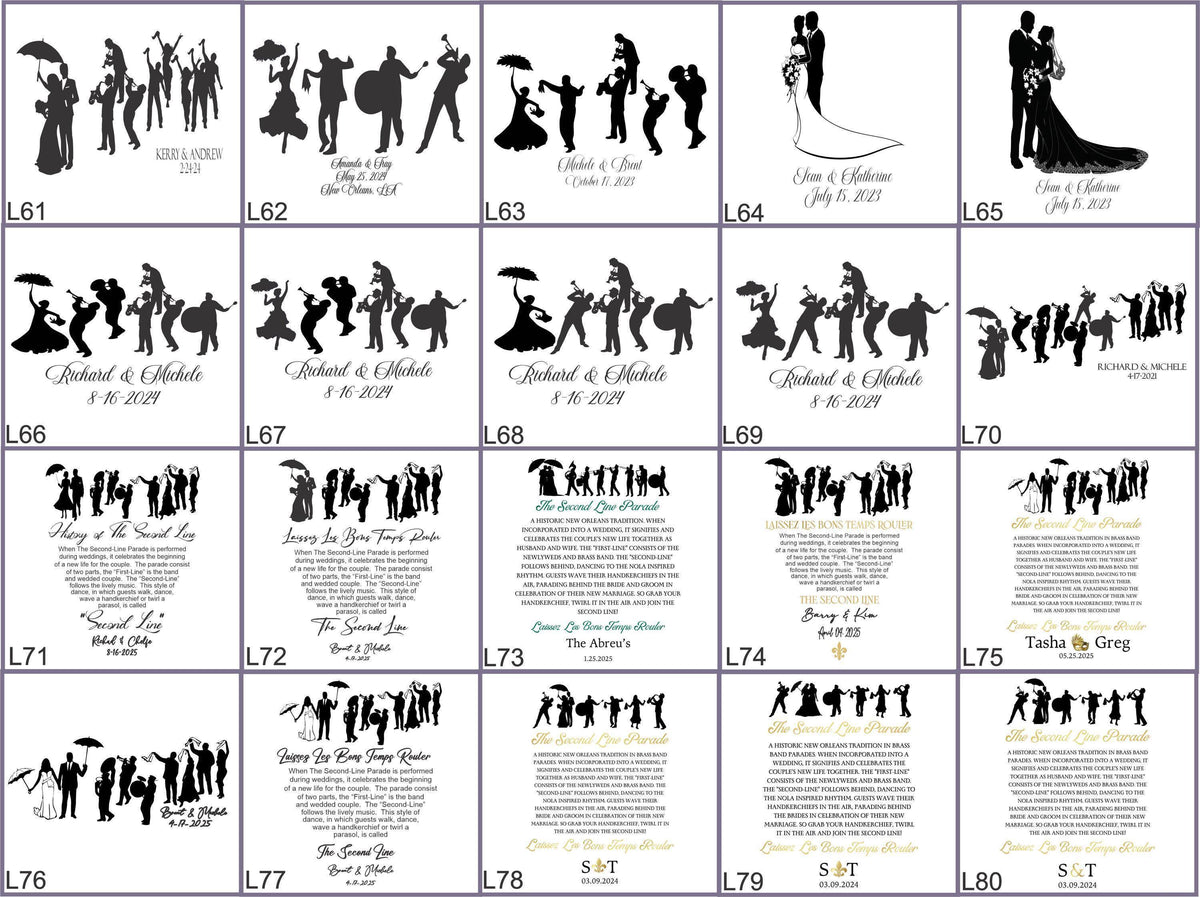 the silhouettes of people are shown in different styles