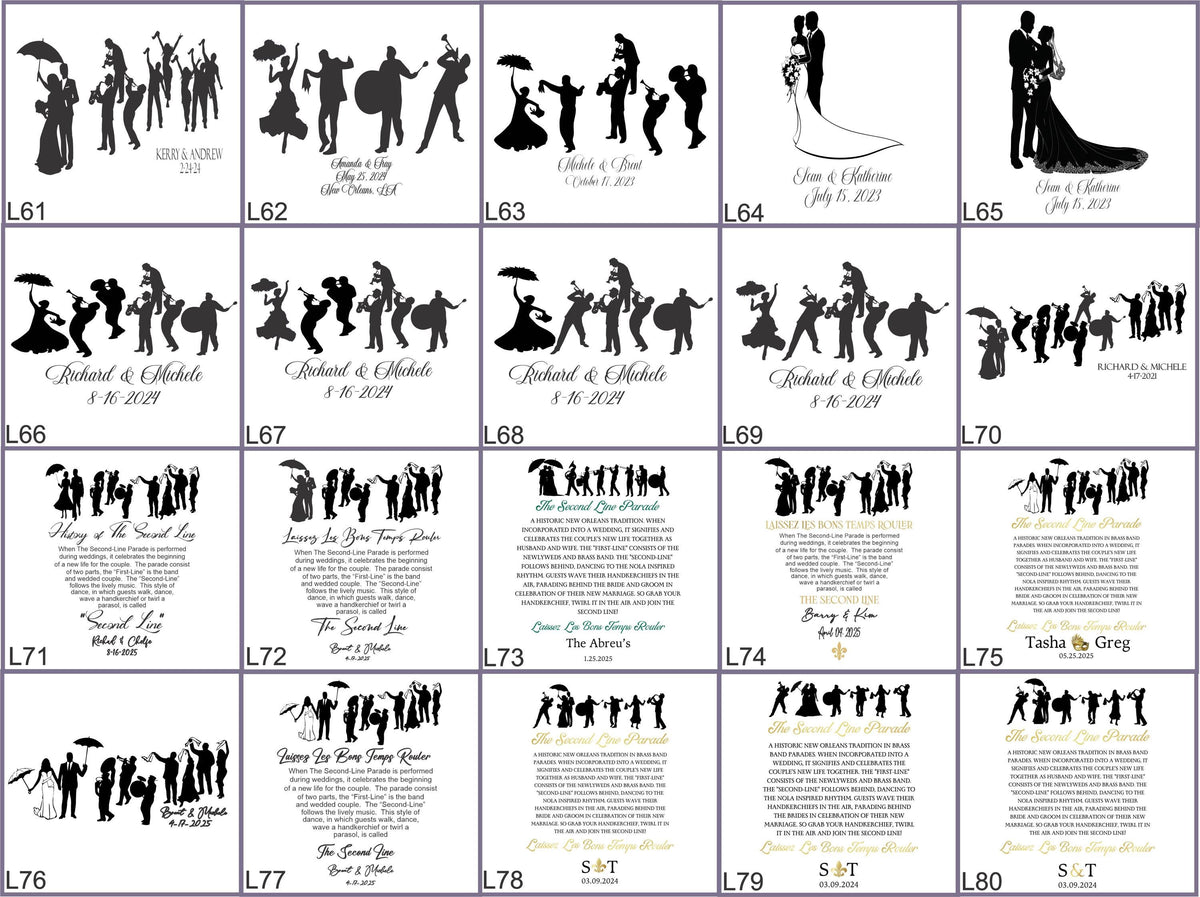 the silhouettes of people are shown in different styles