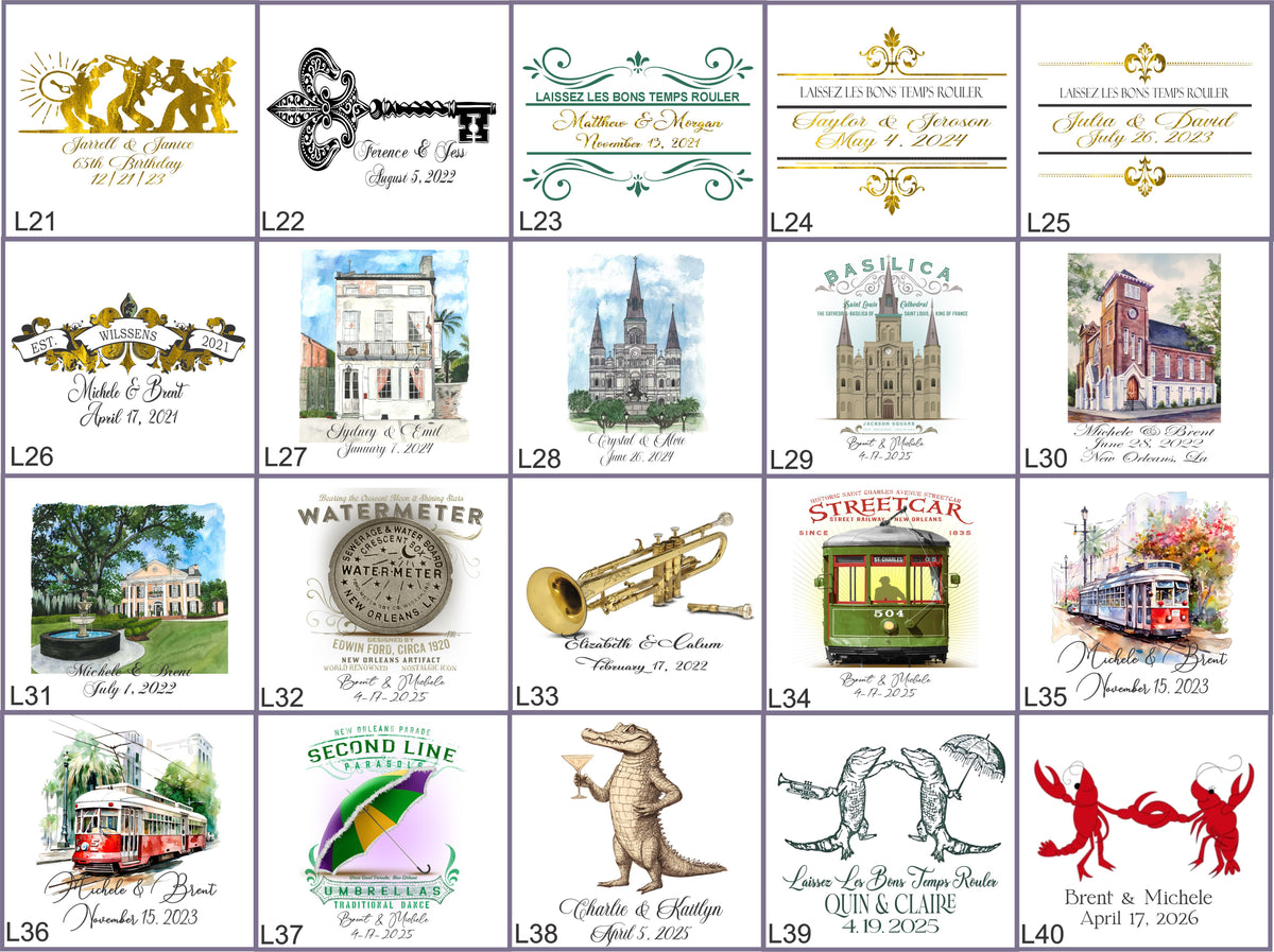a collage of various artistic and decorative images, including architectural drawings, landscapes, and illustrations of animals and objects.