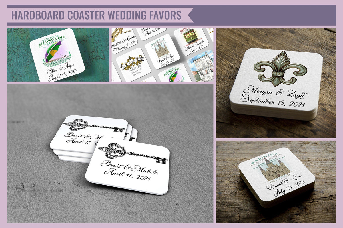 Custom Wedding Coaster favor Wedding Thank you Gift Wedding Drink Coaster Personalized Coaster