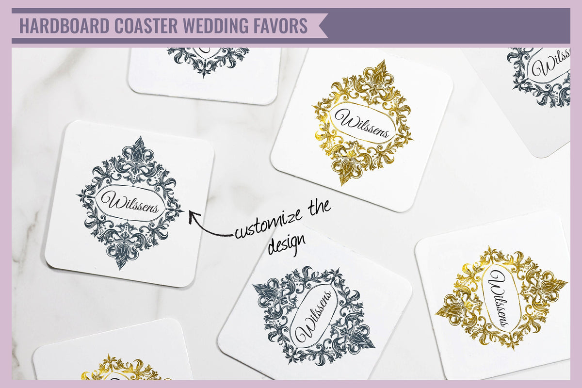 Custom Wedding Coaster favor Wedding Thank you Gift Wedding Drink Coaster Personalized Coaster