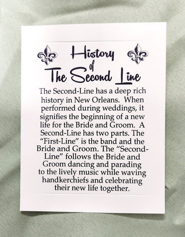 Second Line History Card Sleeve Traditional New Orleans Parade Explana ...