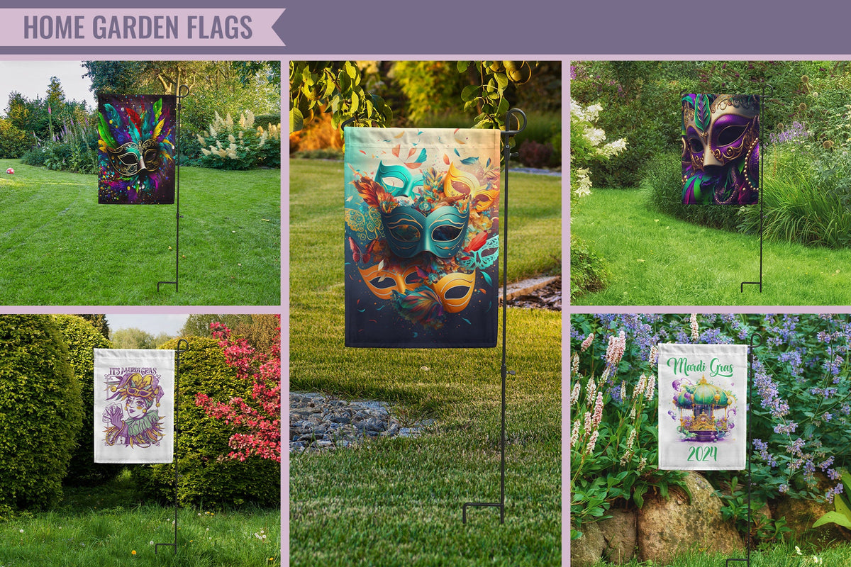 Personalized Garden Flag - Tiger Louisiana Flag - Fleur De Lis Christmas Flag - Monogram Custom Garden Flag - Santa Garden Flag