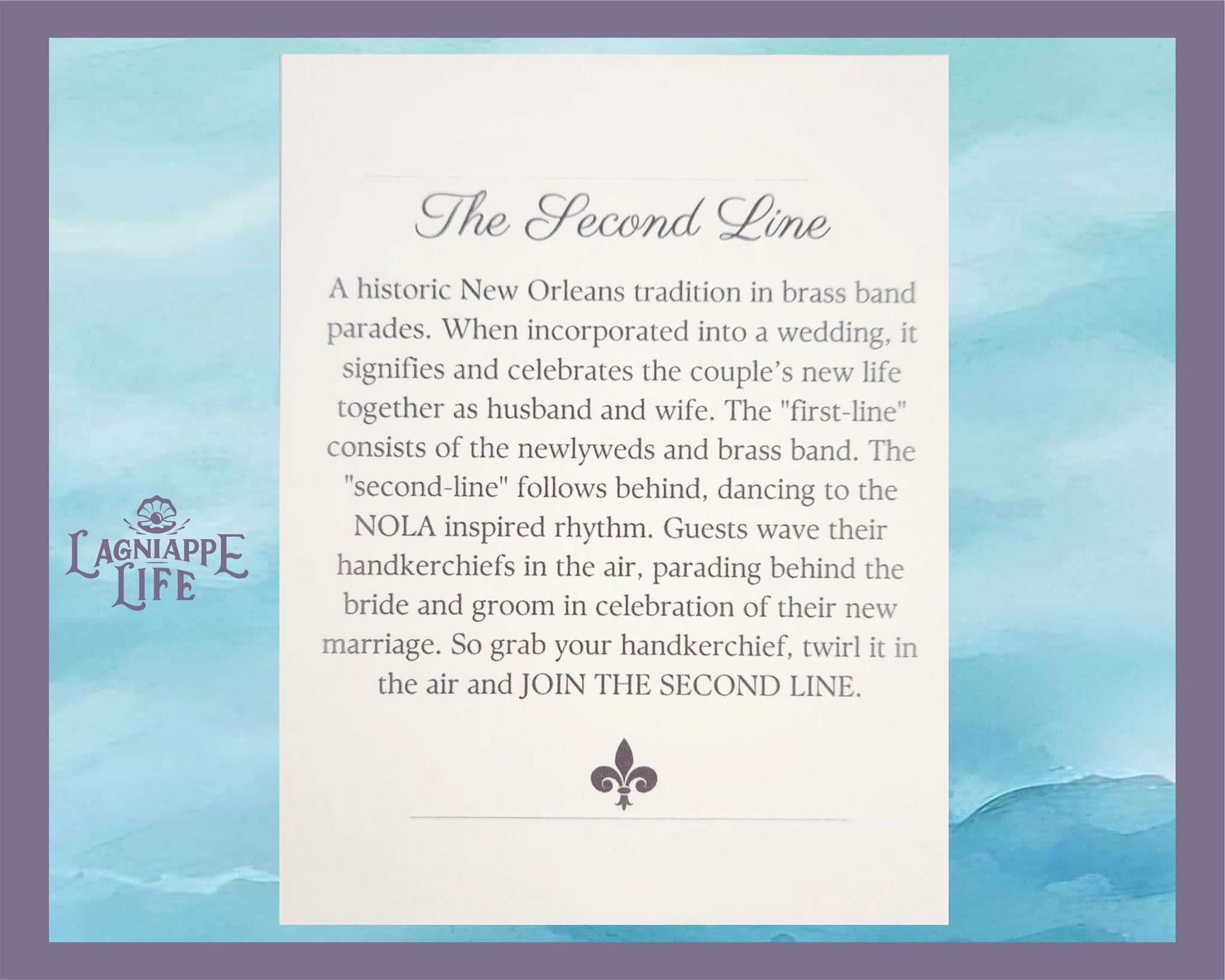 Second Line History Second Line History Card Sleeve Traditional New Orleans Parade Explana ...