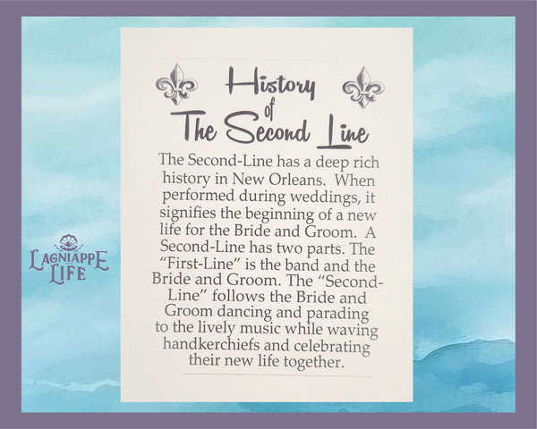 Second Line History Second Line History Card Sleeve Traditional New Orleans Parade Explana ...
