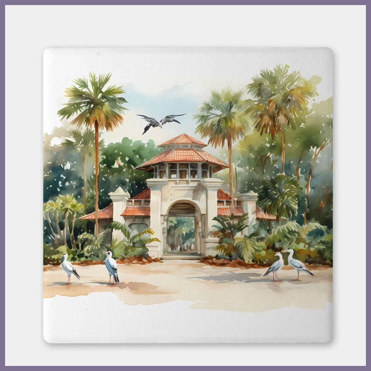 Plantation Homes Coaster Set New Orleans Gift Employee NOLA Coaster Wedding Gift House Gift French Quarter Coasters Plantation Coaster Set